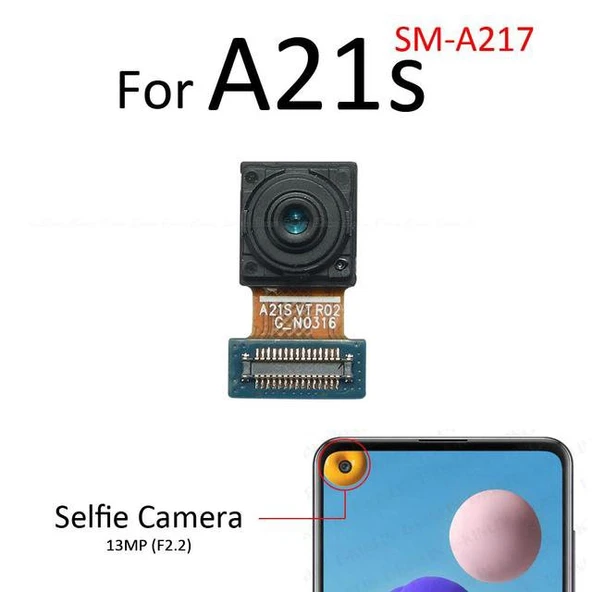 Tkgz Samsung Galaxy A21S Ön Kamera (Orjinal) ürün görseli 1
