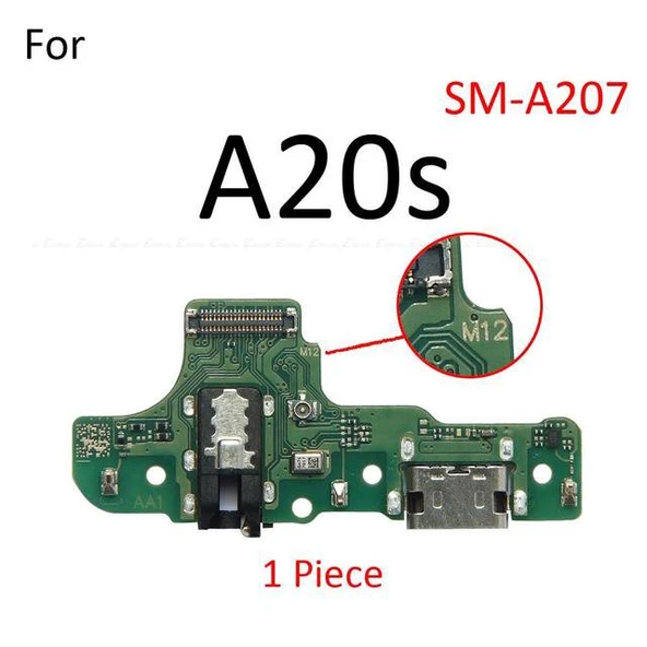 Tkgz Samsung Galaxy A20S FULL ORJ Şarj Soketi Kulaklık Soketi ürün görseli 1