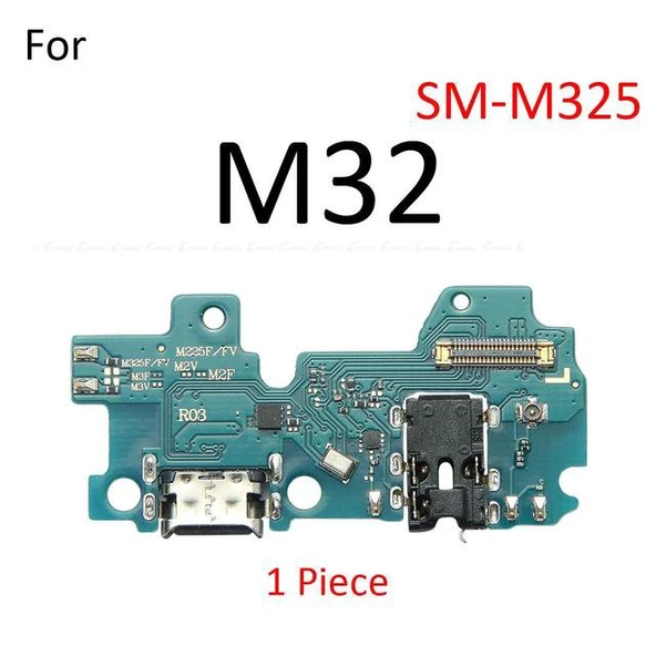 Tkgz Samsung Galaxy M32 FULL ORJ Şarj Soketi Kulaklık Soketi ürün görseli 1