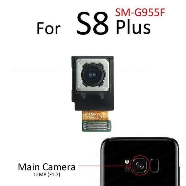 Tkgz Samsung Galaxy S8 PLUS Arka Kamera ürün görseli 1