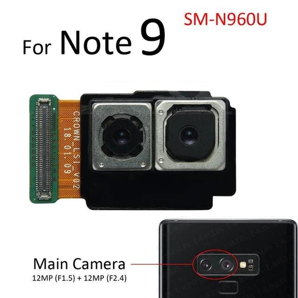 Tkgz Samsung Galaxy NOTE 9 Arka Kamera (Orjinal) ürün görseli 1