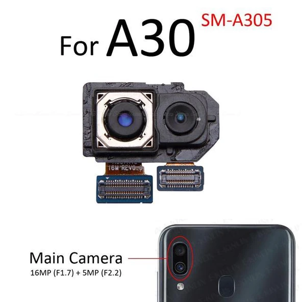 Tkgz Samsung Galaxy A30 Arka Kamera (Orjinal) ürün görseli 1