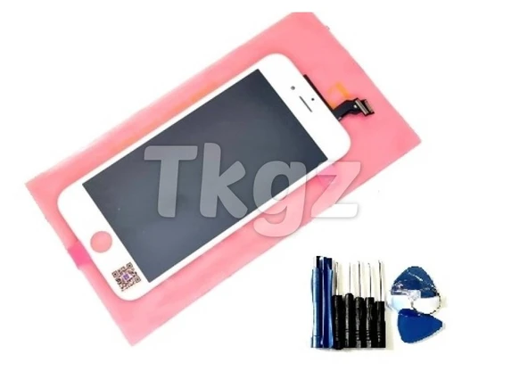 Tkgz İPhone 6 Lcd Ekran dokunmatik (LW Marka Tamir SETİ) BEYAZ ürün görseli 1