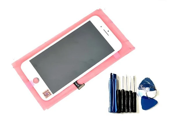 Tkgz İPhone 7 PLUS Lcd Ekran dokunmatik (LW Marka Tamir SETİ) BEYAZ ürün görseli 1