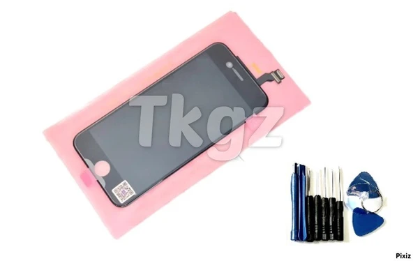 Tkgz İPhone 6 Lcd Ekran dokunmatik (LW Marka Tamir SETİ) SİYAH ürün görseli 1