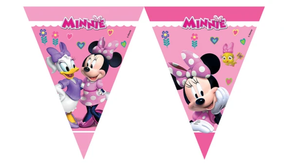 Minnie Mouse Üçgen Bayrak Flama 2,90 cm ürün görseli 1