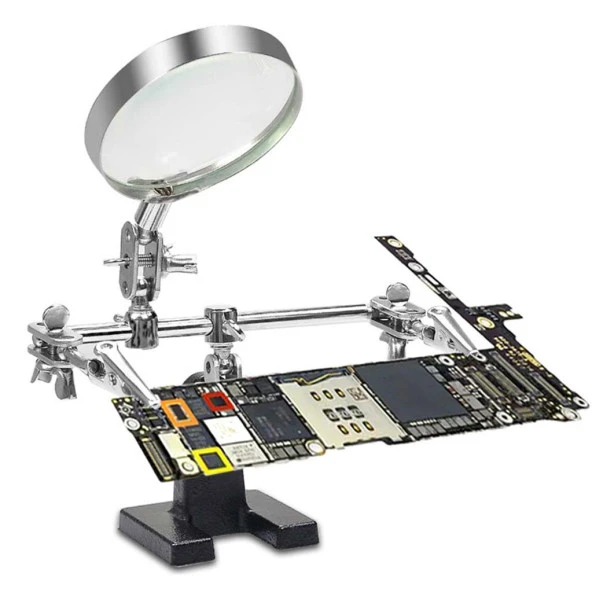 Üçüncü El Elektronik PCB Kart Tutucu Büyüteçli - Resim 2