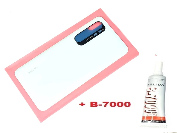 Tkgz Xiaomi Mi Note 10 Lite Arka Kapak Batarya Pil Kapağı (CAM+B-7000) BEYAZ ürün görseli 1
