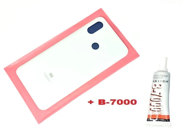 Tkgz Xiaomi Mi 8 Arka Kapak Batarya Pil Kapağı (CAM+B-7000) BEYAZ ürün görseli 1