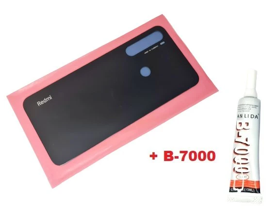 Tkgz Xiaomi Redmi NOTE 8 Arka Pil Batarya Kapağı (CAM+B-7000) SİYAH ürün görseli 1