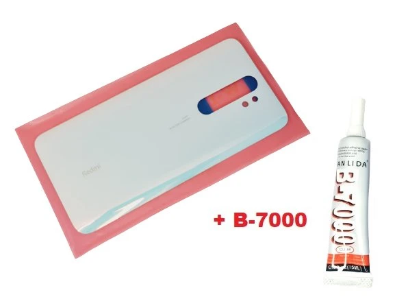 Tkgz Xiaomi Redmi NOTE 8 PRO Arka Pil Batarya Kapağı (CAM+B-7000) BEYAZ ürün görseli 1