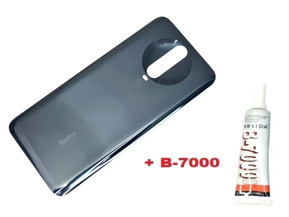 Tkgz Xiaomi Redmi K30 Arka Kapak Pil Kapağı (CAM+B-7000) SİYAH ürün görseli 1