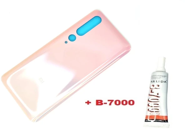 Tkgz Xiaomi Mİ 10 Arka Kapak Batarya Pil Kapağı 5G (CAM+B-7000) PEMBE ürün görseli 1