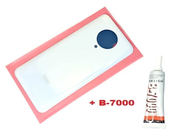 Tkgz Xiaomi POCO F2 PRO Arka Kapak Batarya Pil Kapağı (CAM+B-7000) BEYAZ ürün görseli 1