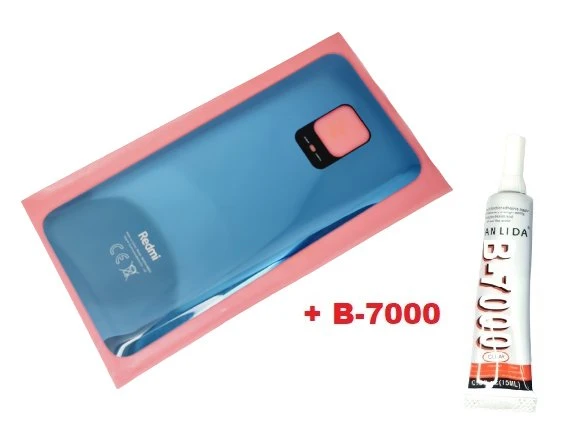 Tkgz Xiaomi Redmi NOTE 9S NOTE 9 PRO Arka Kapak Batarya Kapağı (CAM+B-7000) GRİ ürün görseli 1