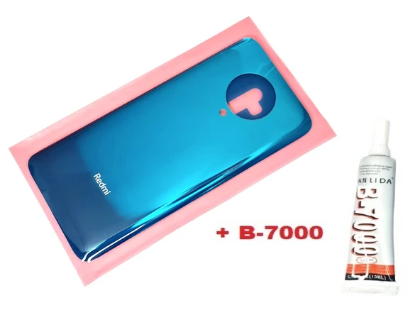 Tkgz Xiaomi POCO F2 PRO Arka Kapak Batarya Pil Kapağı (CAM+B-7000) MAVİ ürün görseli 1