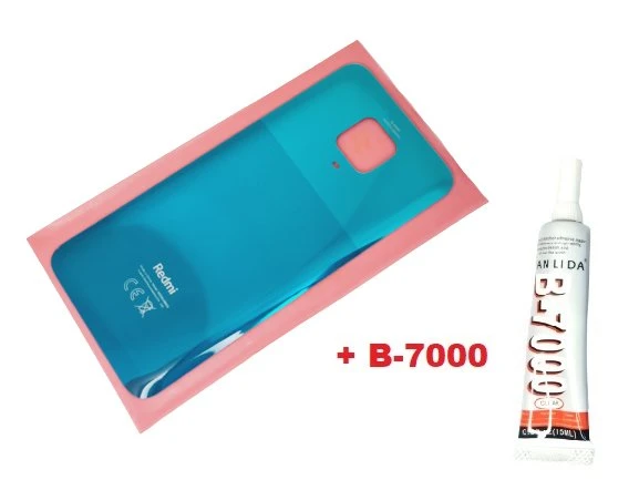 Tkgz Xiaomi Redmi NOTE 9S NOTE 9 PRO Arka Kapak Batarya Kapağı (CAM+B-7000) YEŞİL ürün görseli 1
