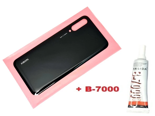 Tkgz Xiaomi Mİ A3 Arka Pil Batarya Kapağı (CAM+B-7000) SİYAH ürün görseli 1