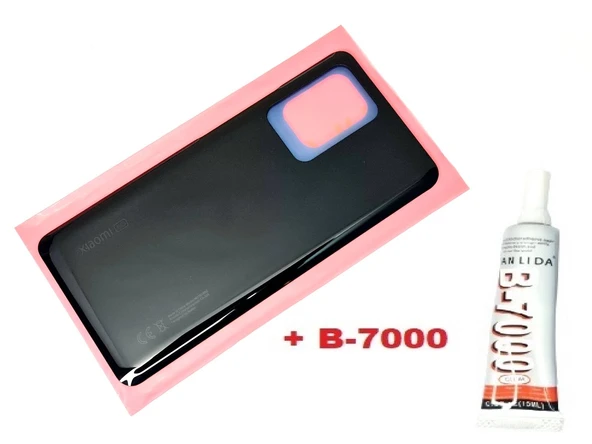Tkgz Xiaomi Mİ 11 T PRO Arka Kapak Batarya Pil Kapağı (CAM+B-7000) SİYAH ürün görseli 1