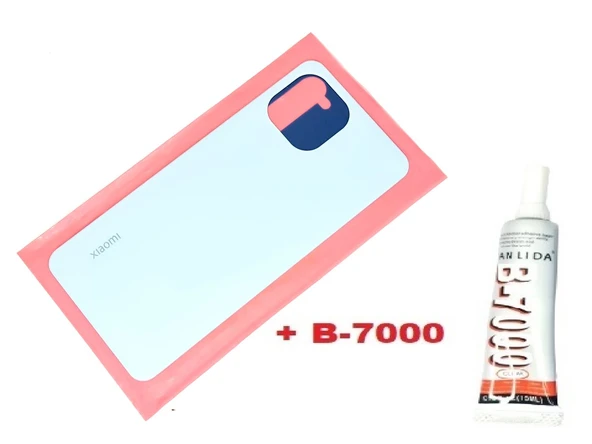 Tkgz Xiaomi Mİ 11 LİTE Arka Kapak Batarya Pil Kapağı (CAM+B-7000) MAVİ ürün görseli 1