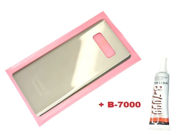 Tkgz Samsung Galaxy NOTE 8 Arka Pil Batarya Kapağı (CAM+B-7000) GOLD ürün görseli 1
