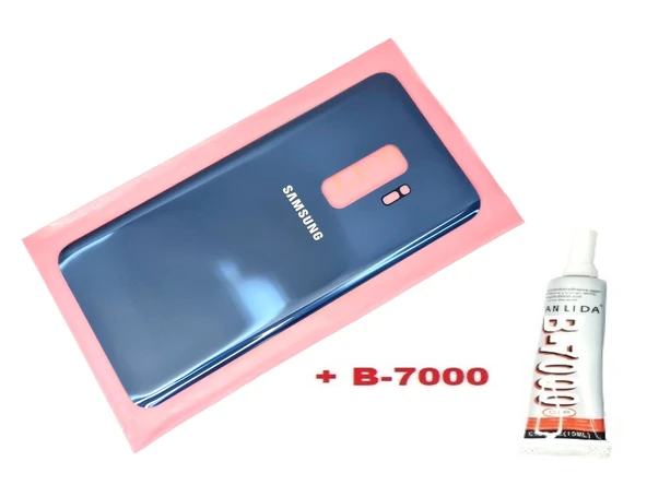 Tkgz Samsung Galaxy S9 PLUS Arka Pil Batarya Kapağı (CAM+B-7000) MAVİ ürün görseli 1