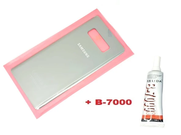 Tkgz Samsung Galaxy NOTE 8 Arka Pil Batarya Kapağı (CAM+B-7000) GRİ ürün görseli 1