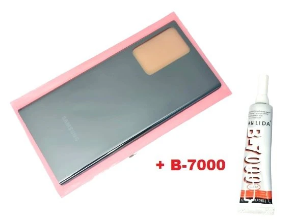 Tkgz Samsung Galaxy Note 20 ULTRA Arka Pil Batarya Kapağı (CAM+B-7000) SİYAH ürün görseli 1