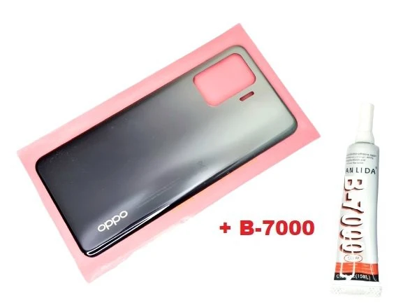 Tkgz Oppo Reno 5 Lite Arka Kapak Batarya Pil Kapağı (B-7000) SİYAH ürün görseli 1