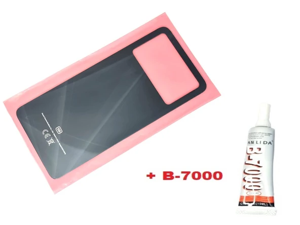Tkgz Xiaomi POCO X4 PRO Arka Pil Batarya Kapağı (CAM+B-7000) SİYAH ürün görseli 1