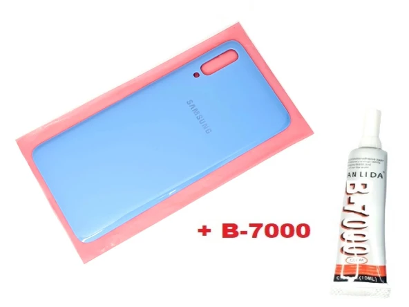 Tkgz Samsung Galaxy A70 A705 Arka Pil Batarya Kapağı (B-7000) MAVİ ürün görseli 1