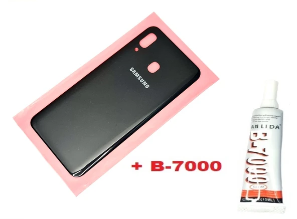 Tkgz Samsung Galaxy A30 A 305 Arka Pil Batarya Kapağı (B-7000) SİYAH ürün görseli 1