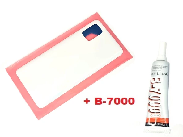 Tkgz Samsung Galaxy A51 A515 Arka Kapak (B-7000) BEYAZ ürün görseli 1