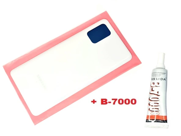 Tkgz Samsung Galaxy A71 A715 Arka Pil Batarya Kapağı (B-7000) BEYAZ ürün görseli 1