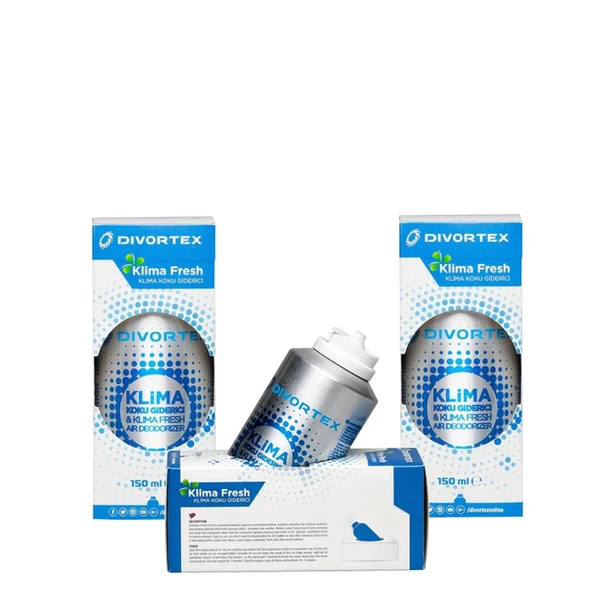 Divortex Klima Fresh Temizleyici (Klima Bombası) 150 Ml x 3 Adet ürün görseli 1