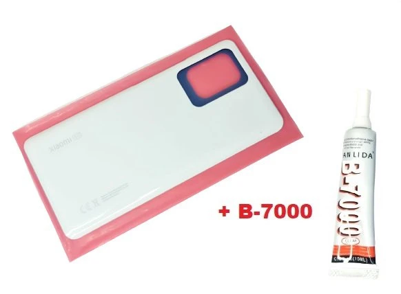 Tkgz Xiaomi Mi 11T Arka Pil Batarya Kapağı (CAM+B-7000) BEYAZ ürün görseli 1