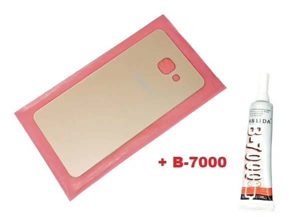 Tkgz Samsung Galaxy A7 2016 (A710) Arka Pil Batarya Kapağı (CAM+B-7000) GOLD ürün görseli 1