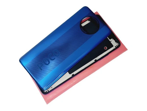Tkgz Xiaomi POCO X3 / Poco X3 Nfc kasa Arka Pil Kapağı (Orijinal FULL) MAVİ ürün görseli 1