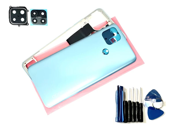 Tkgz Oppo A15 A15S Full KASA Arka Pil Kapağı (TAMİR SETİ) MAVİ ürün görseli 1
