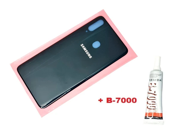 Tkgz Samsung Galaxy A20S A207 Arka Pil Batarya Kapağı (B-7000) MAVİ ürün görseli 1