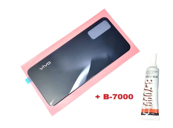 Tkgz Vivo Y20 Arka Pil Batarya Kapağı (B-7000) SİYAH ürün görseli 1
