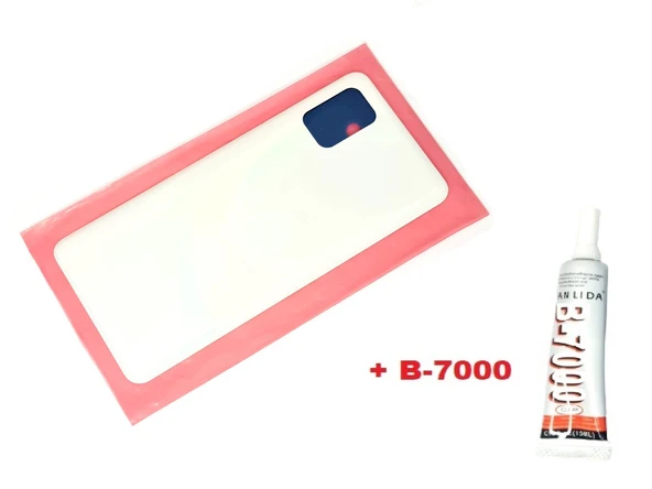 Tkgz Samsung Galaxy A31 A315 Arka Pil kapağı (B-7000) BEYAZ ürün görseli 1