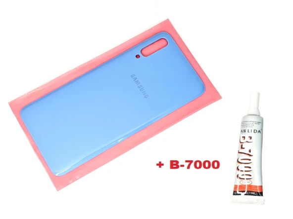 Tkgz Samsung Galaxy A70 A705 Arka Pil kapağı (B-7000) MAVİ ürün görseli 1