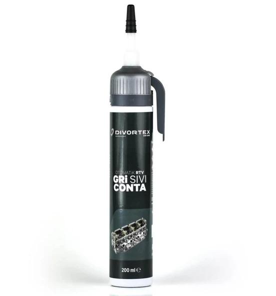 Divortex RTV Gri Sıvı Conta Otomatik Tetikli 200 ml. ürün görseli 1