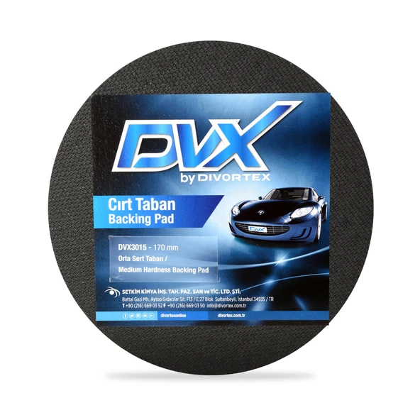 Divortex DVX Orta Sert Polisaj Makinası Tabanı 170 mm. - Resim 2