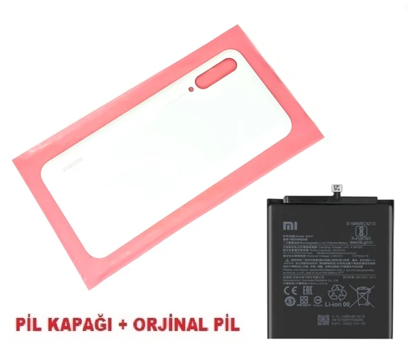 Tkgz Xiaomi Mİ A3 Arka Pil Batarya Kapağı + PİL (CAM) BEYAZ ürün görseli 1