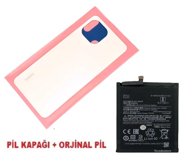 Tkgz Xiaomi Mİ 11 LİTE Arka Pil Batarya Kapağı + PİL (CAM) PEMBE ürün görseli 1