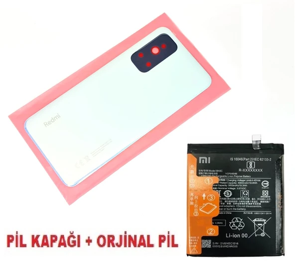 Tkgz Xiaomi Redmi NOTE 11S Arka Pil Batarya Kapağı + PİL BEYAZ ürün görseli 1