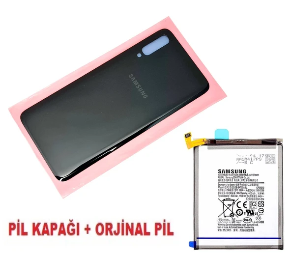 Tkgz Samsung Galaxy A70 A 705 Arka Pil Batarya Kapağı + PİL SİYAH ürün görseli 1