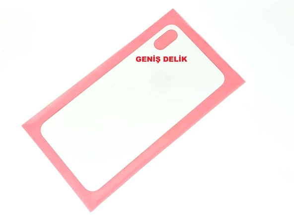 Tkgz İPhone XS MAX Arka Kapak (CAM) BEYAZ ürün görseli 1